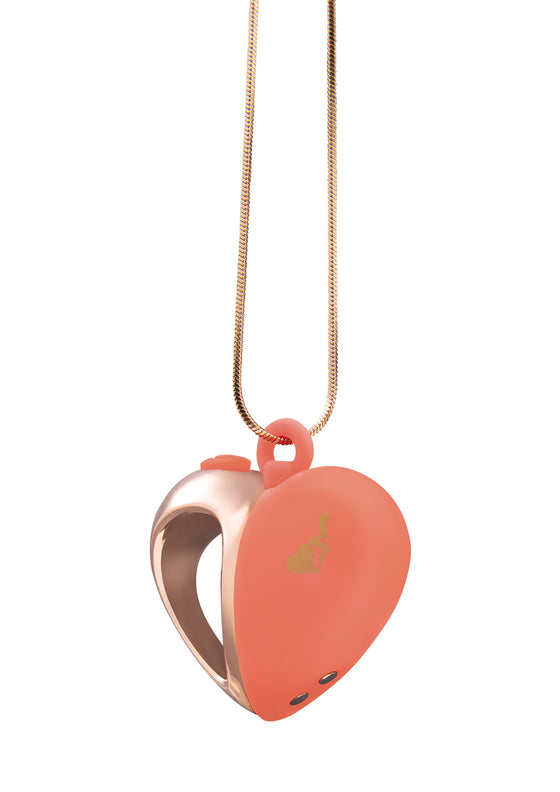 Lapdance Toys Heart Pendant Wearable Necklace Vibrator