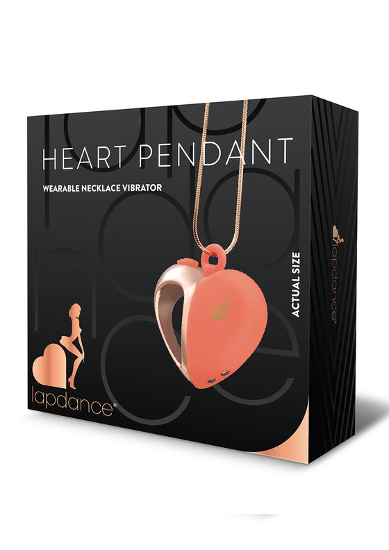 Lapdance Toys Heart Pendant Wearable Necklace Vibrator