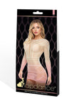 Pink Dusk Log Sleeve Mini Dress