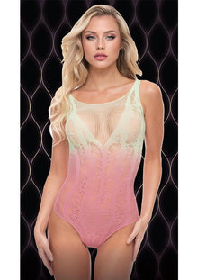  Rosy Sunset Bodysuit - Pink - One Size