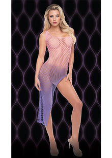  Violet Sky Off-The-Shoulder Mini Dress - Pink/Purple - One Size